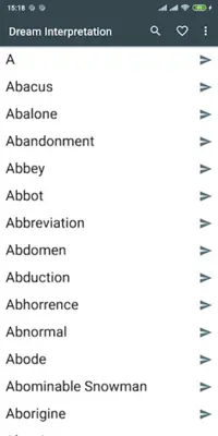 Dream interpretation android App screenshot 12
