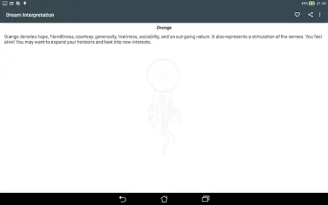 Dream interpretation android App screenshot 3